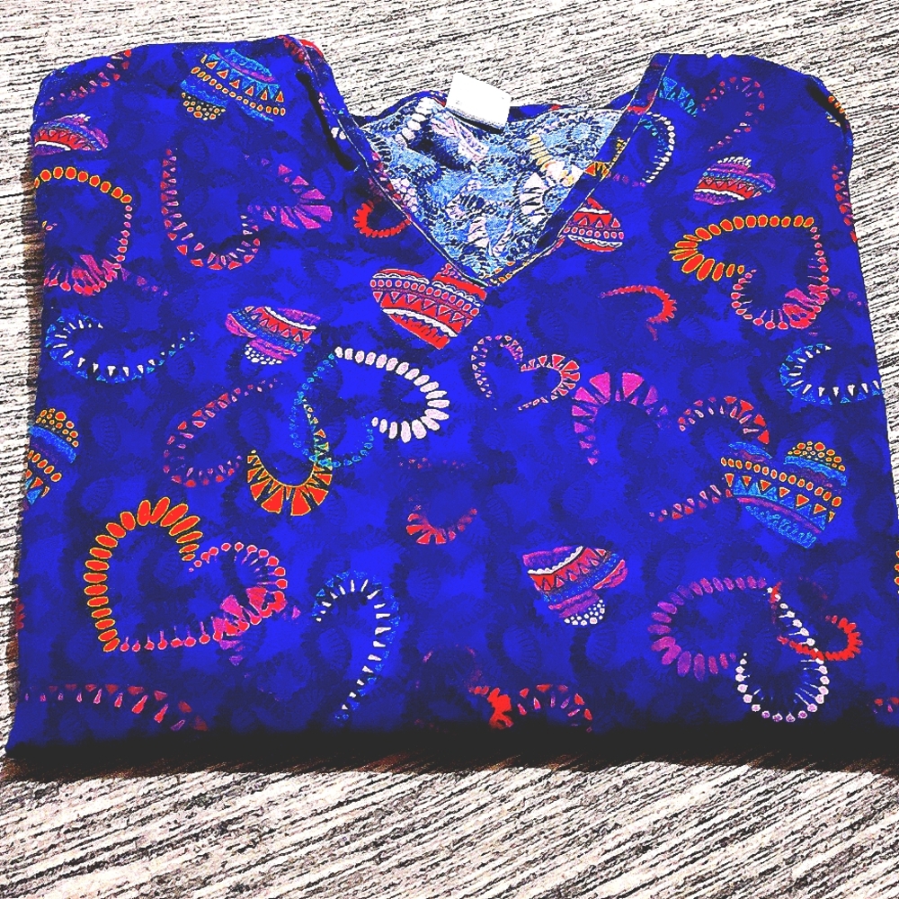 Scrub top, XL